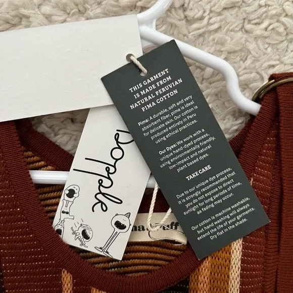 Misha & Puff Striped Knit Tank Top 2-3Y - Picture 3 of 4